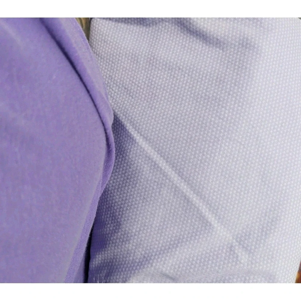 Quiet Luxury Banana Republic Camden Fit Lilac‎ Cotton Dress Shirt Medium
